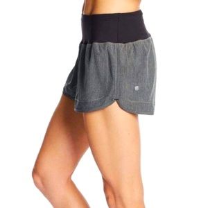 CHAMPION. GREY AND BLACK UTLITY SHORTS. XS.